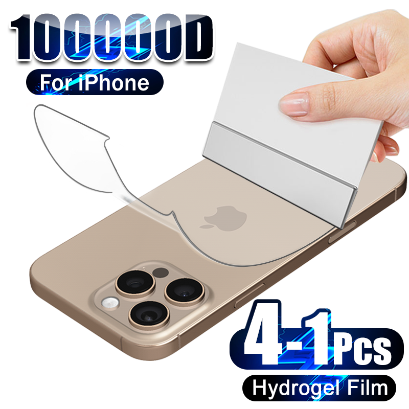Tech Accessories Apple - 4-1 шт. задняя гидрогелевая пленка для
