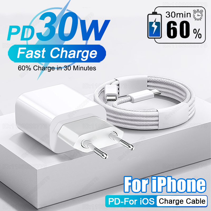 Tech Accessories Apple - PD 30 Вт быстрое зарядное устройство