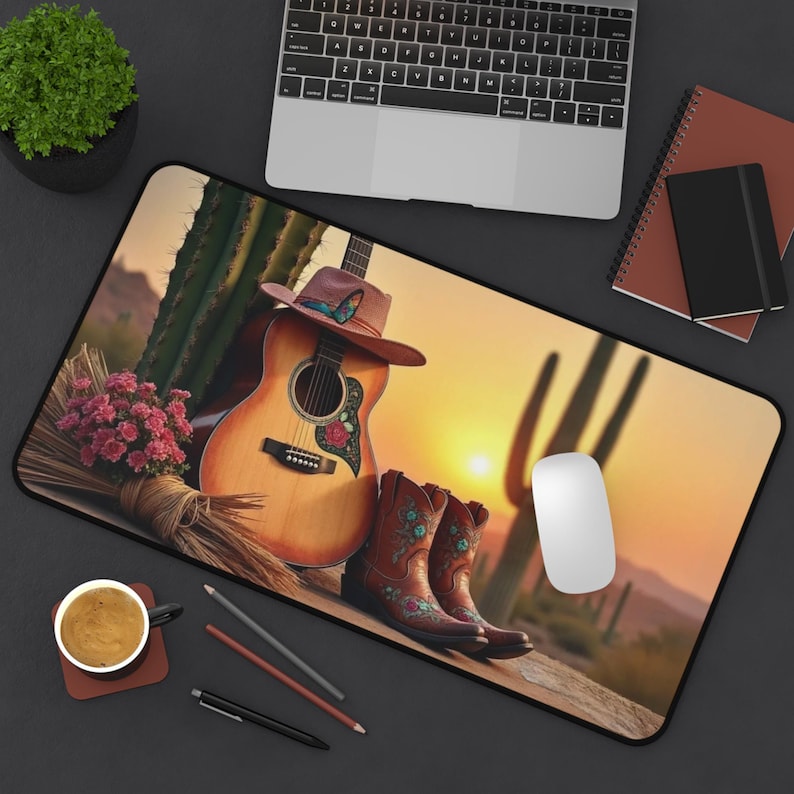 Tech Girl Accessories - Коврик для мыши с гитарой в