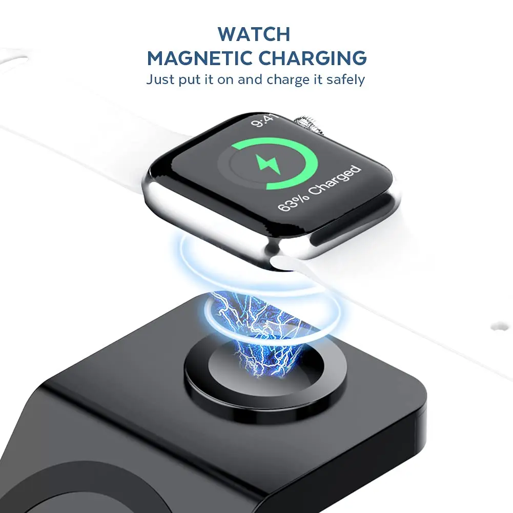 Подставка для беспроводного за – обзор и цена Wireless Charger 3 In 1