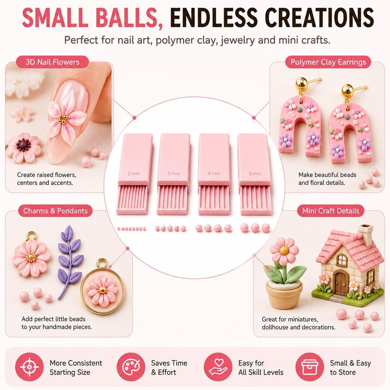 4 шт. инструмента для создания – обзор и цена Nail Tech Accessories