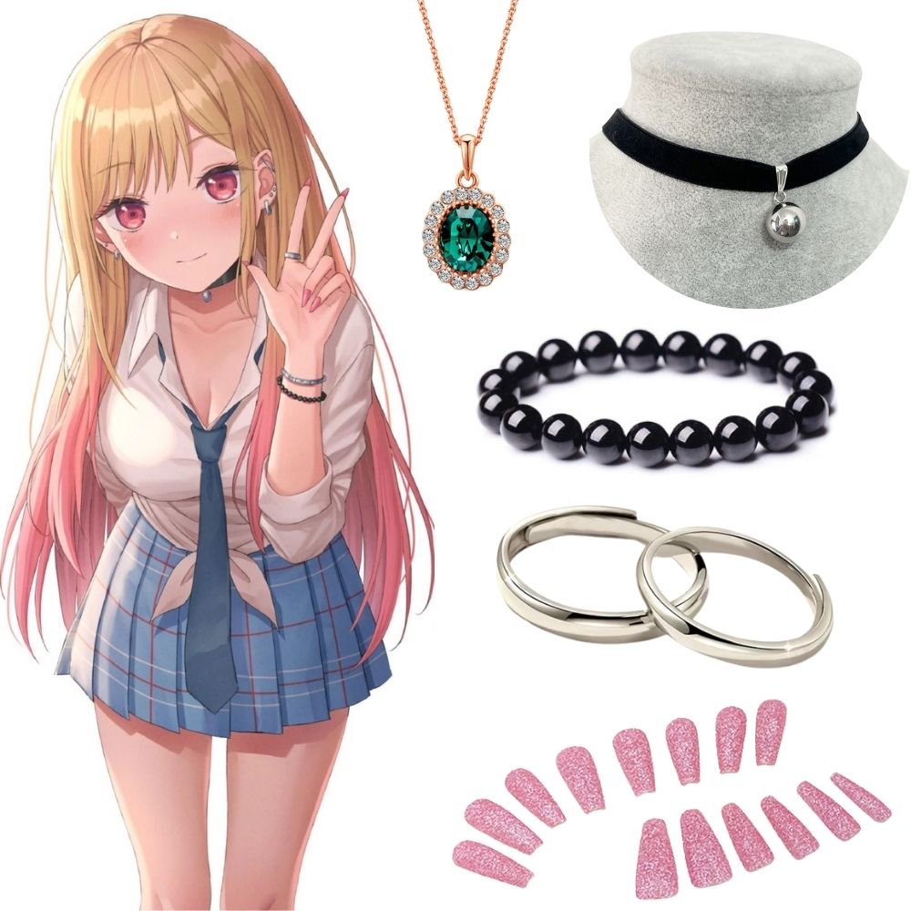 Серьги и ожерелье Китагава Мар – обзор и цена Nail Tech Accessories